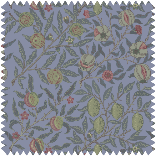 Tela Estampada Velvet 70's Four Fruits