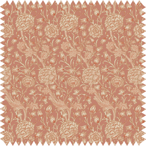 Tela Estampada Velvet 70's Wild Tulip