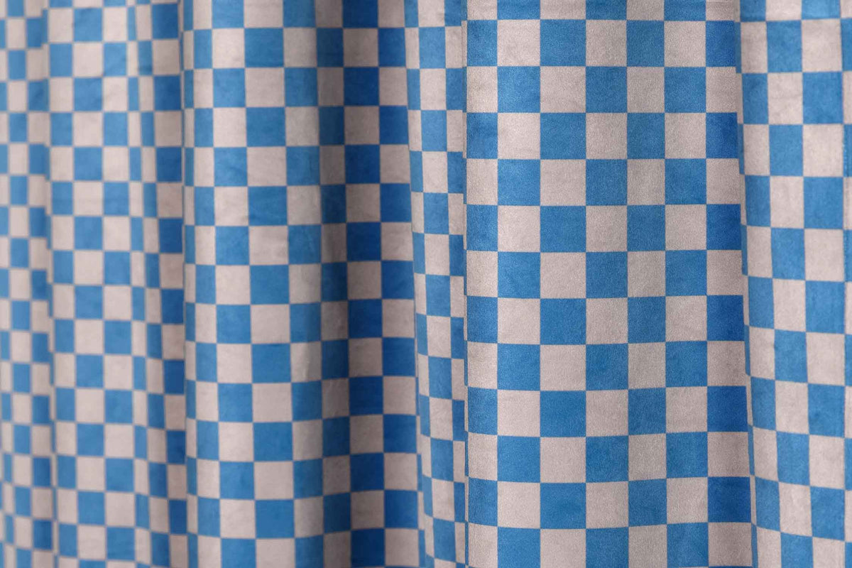 Cortina Rufus Velvet  Checkerboard