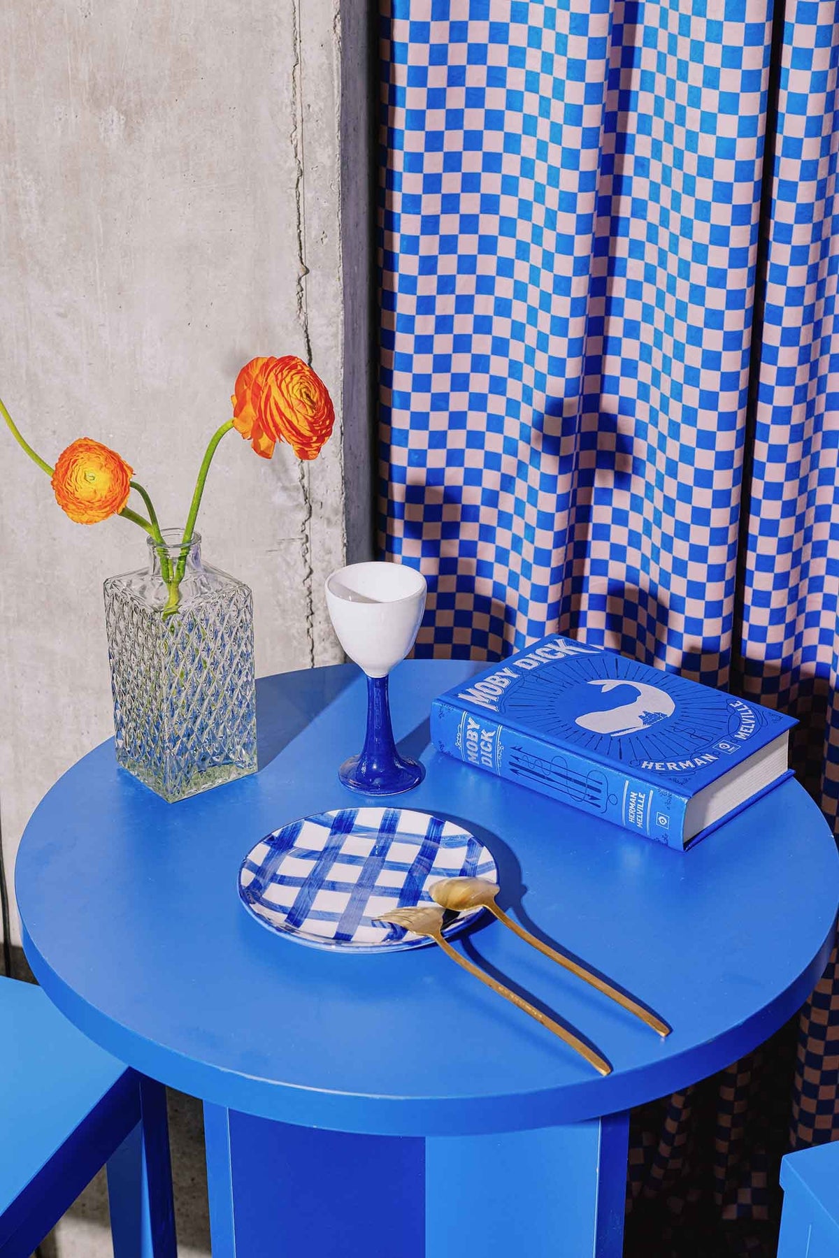 Cortina Rufus Velvet  Checkerboard