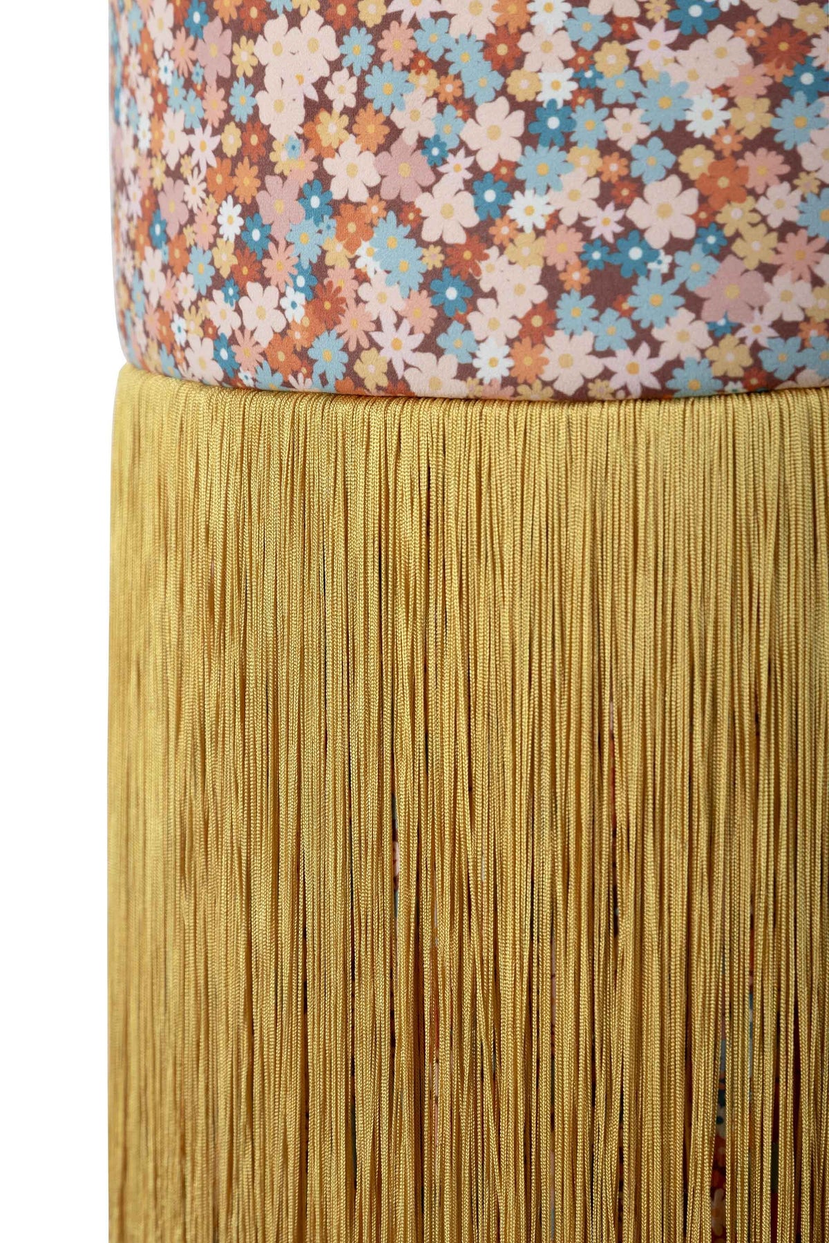 Pouf Ottoman Velvet Funky