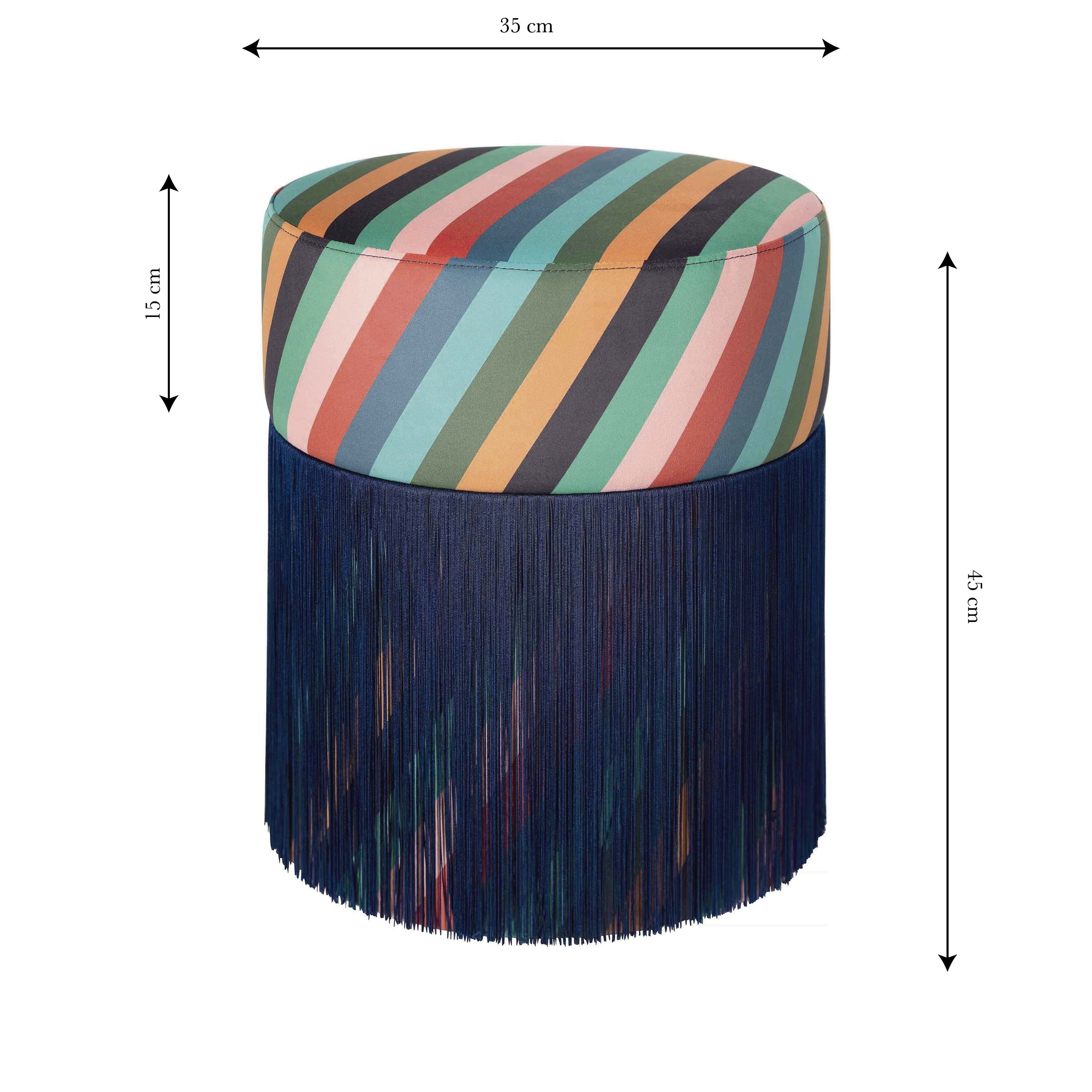 Pouf Ottoman Velvet Festival