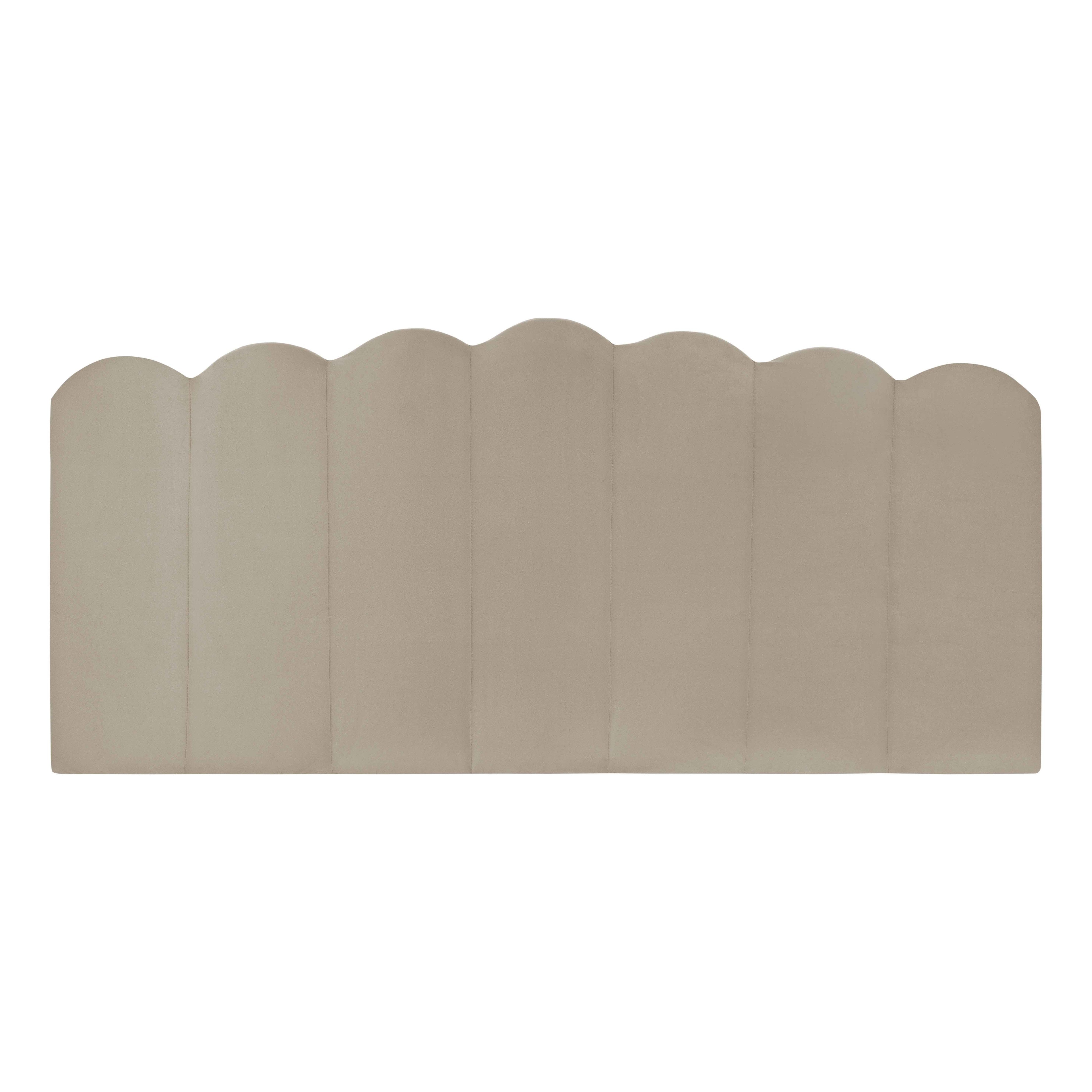 Tête de lit Shell 135 gris doux