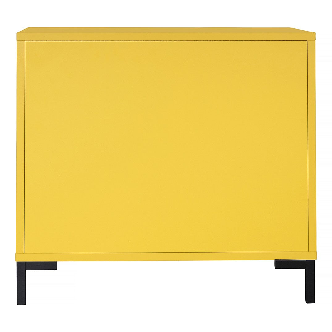 Mueble para vinilos Amarillo
