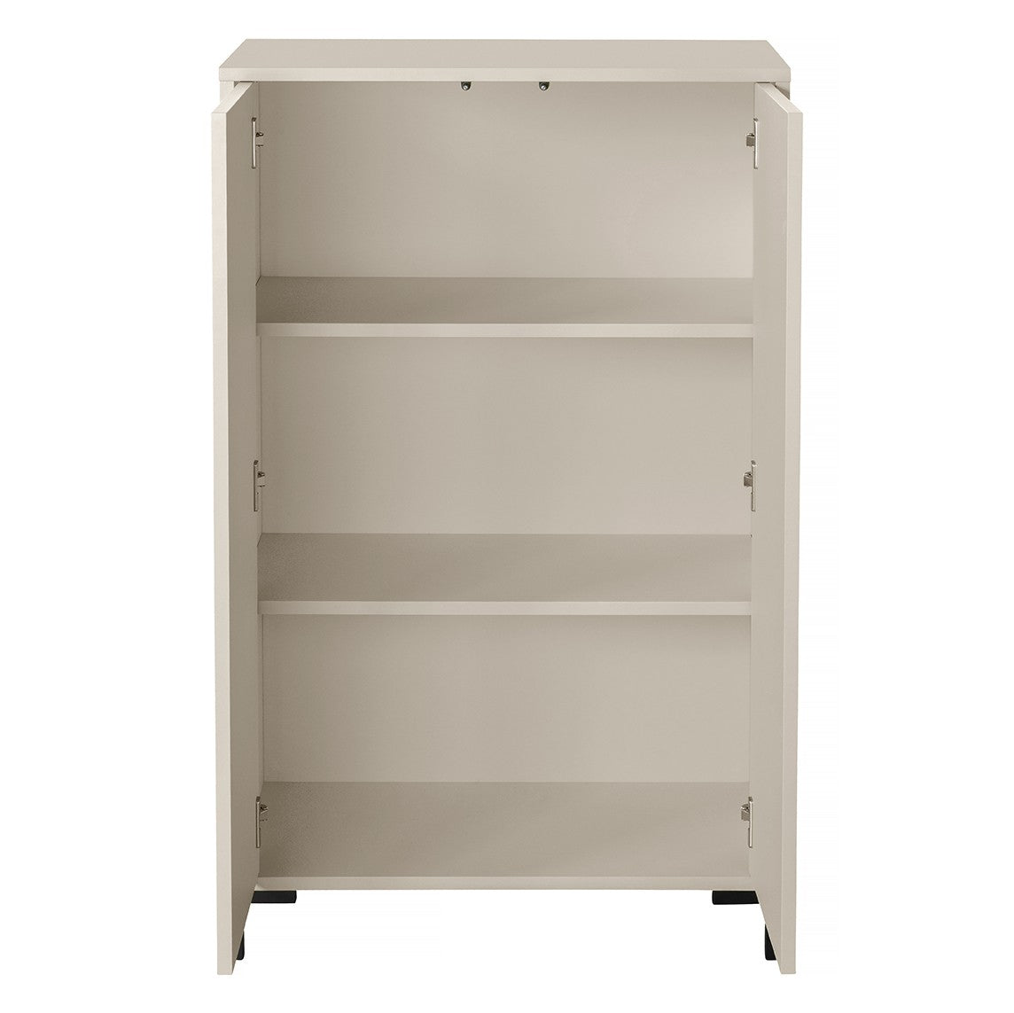 Taupe organizer cabinet