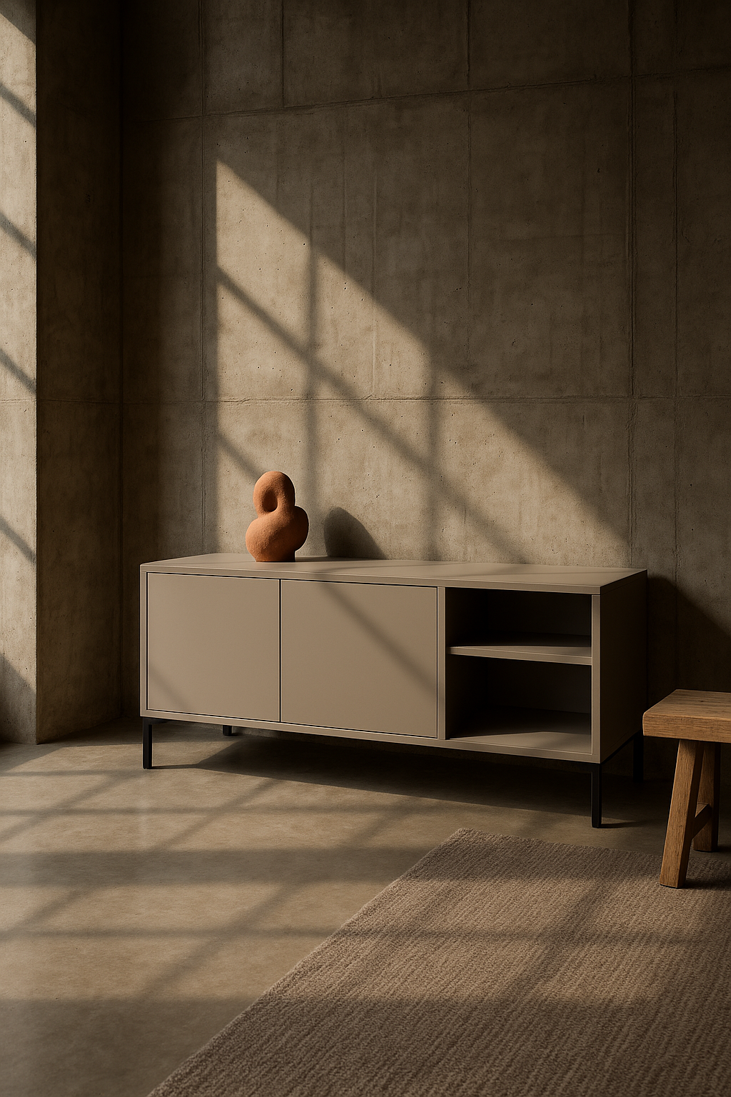 Mueble tv Taupe