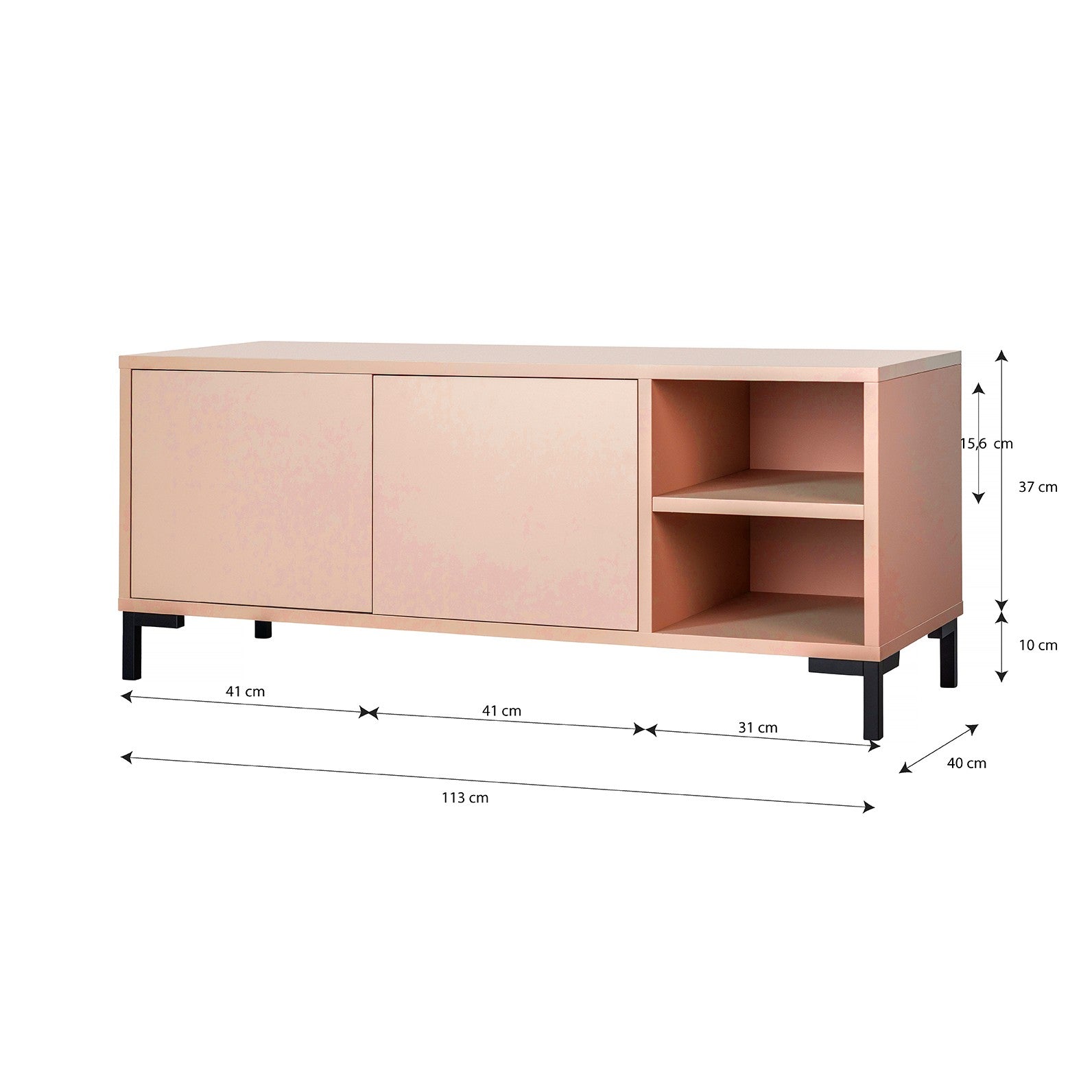 Mueble tv Rosa