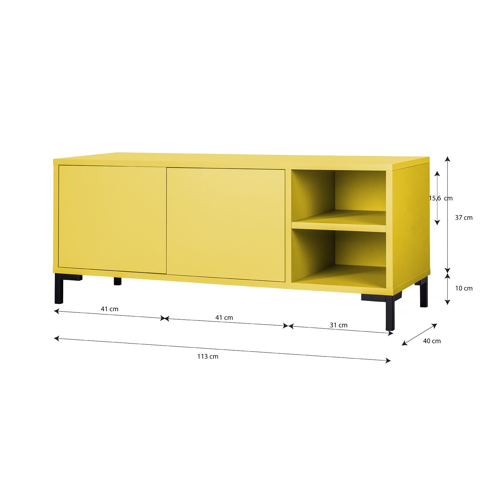 Mueble Tv Amarillo