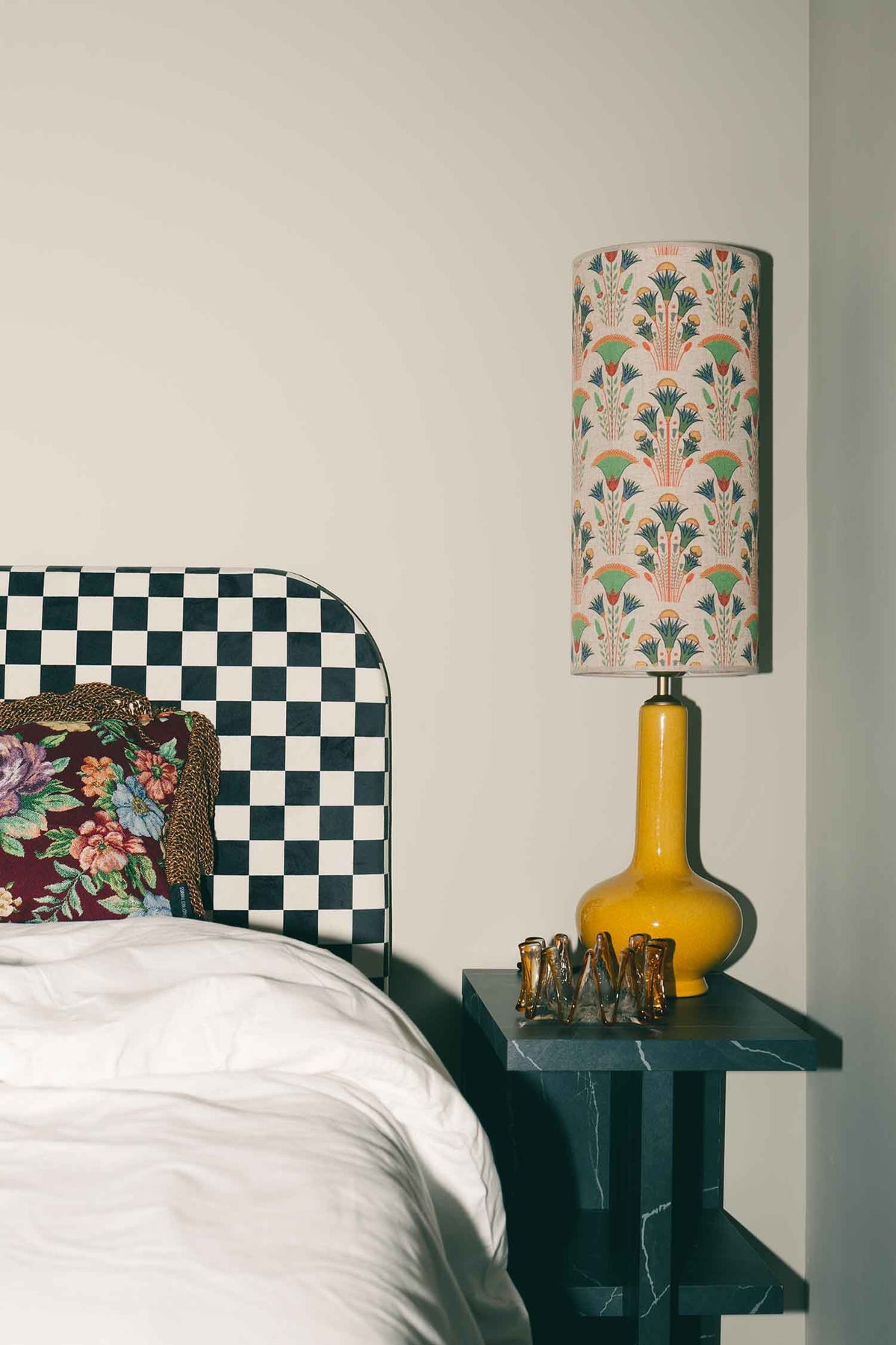 Yellow Ceramic Table Lamp