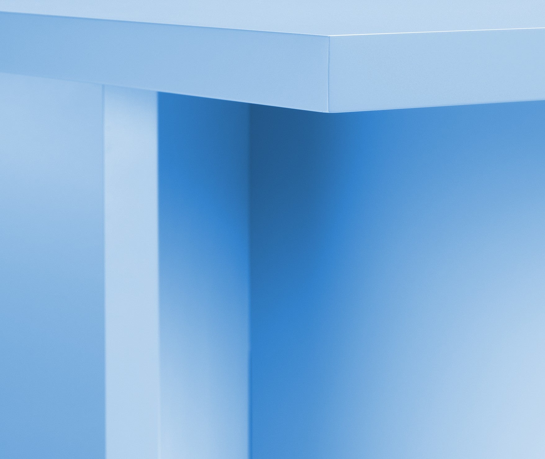 Mesa de comedor rectangular Matilda Azul claro 120x90