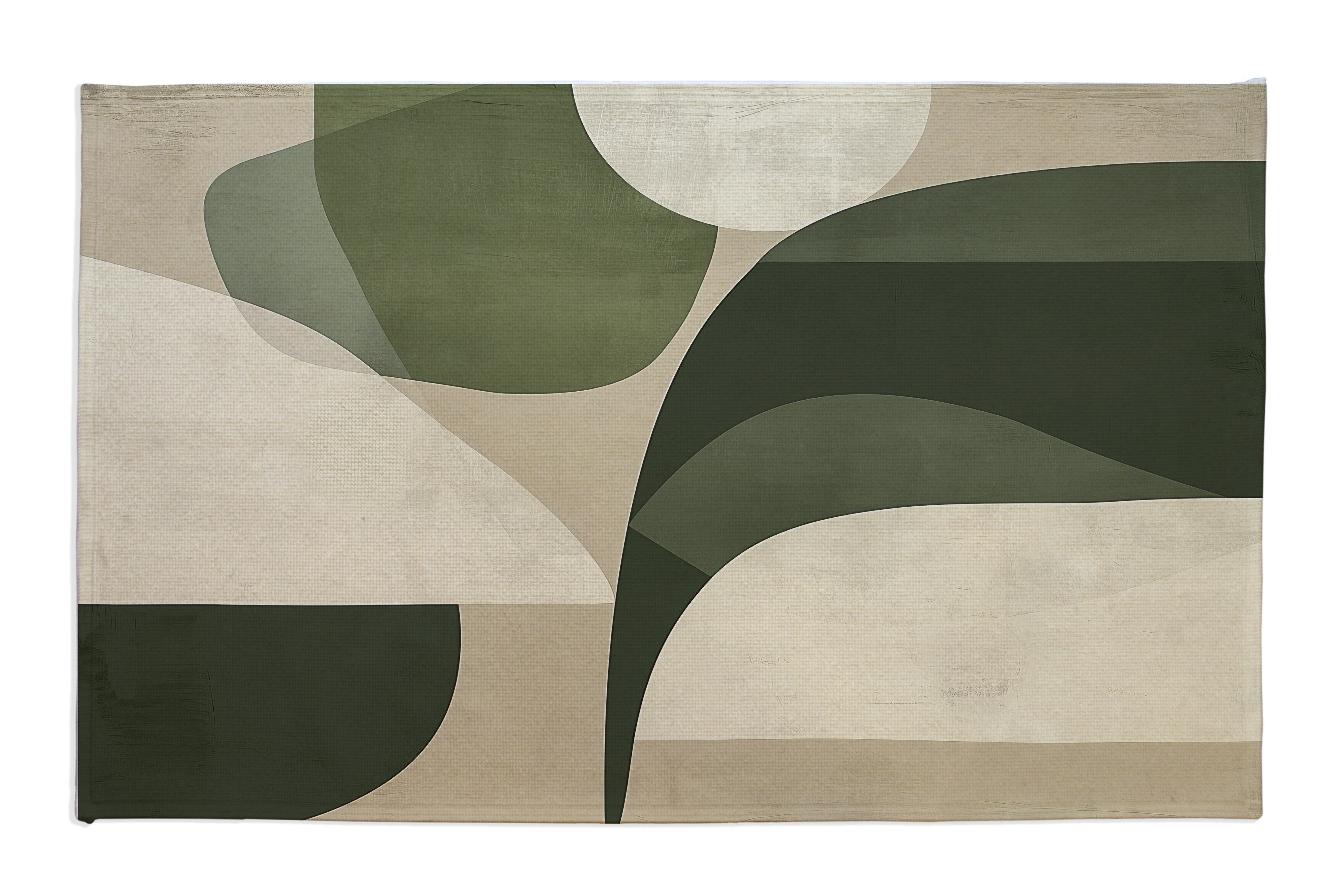 Alfombra Decorativa "Living" Multiusos lavable con antideslizante 140x90 cm (Boreal)