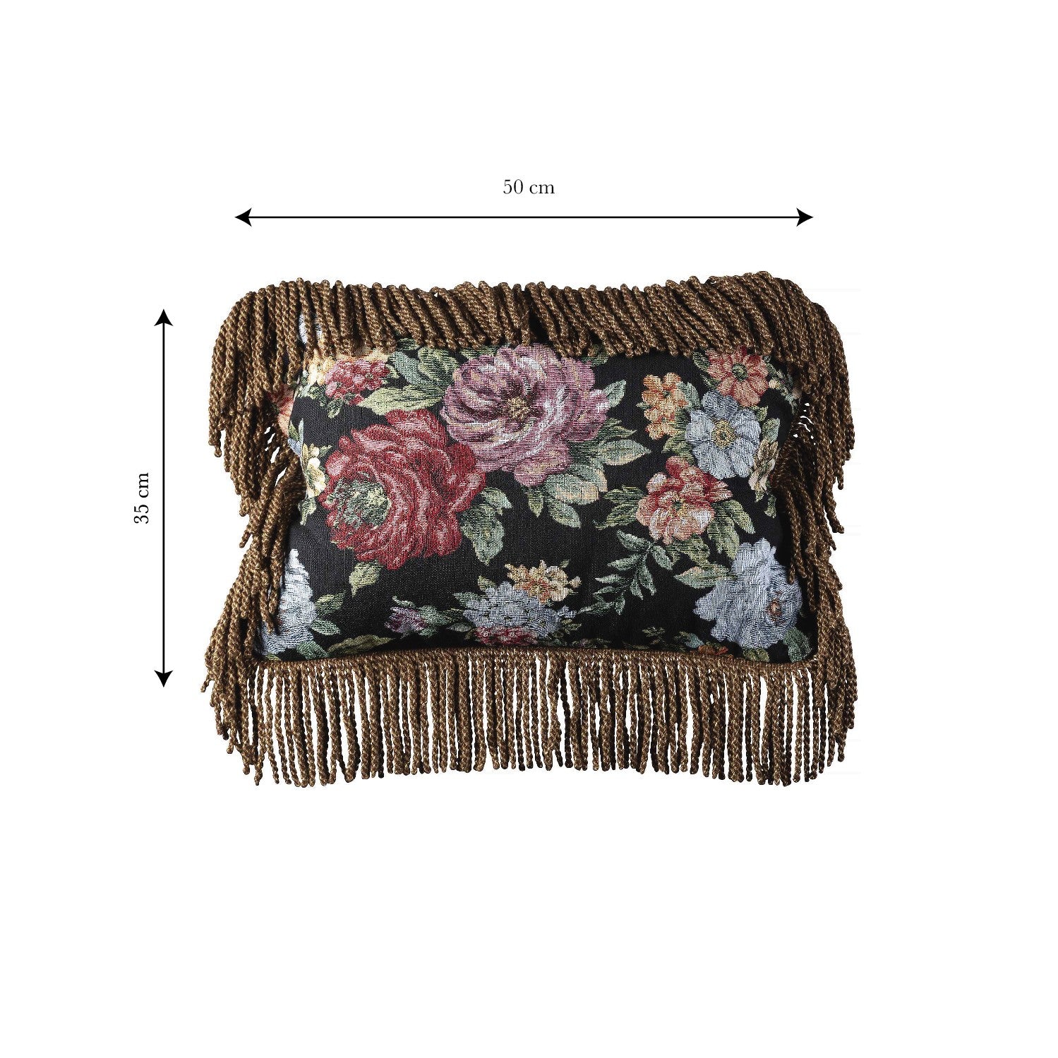 Coussin 50x35 Isabella Noir