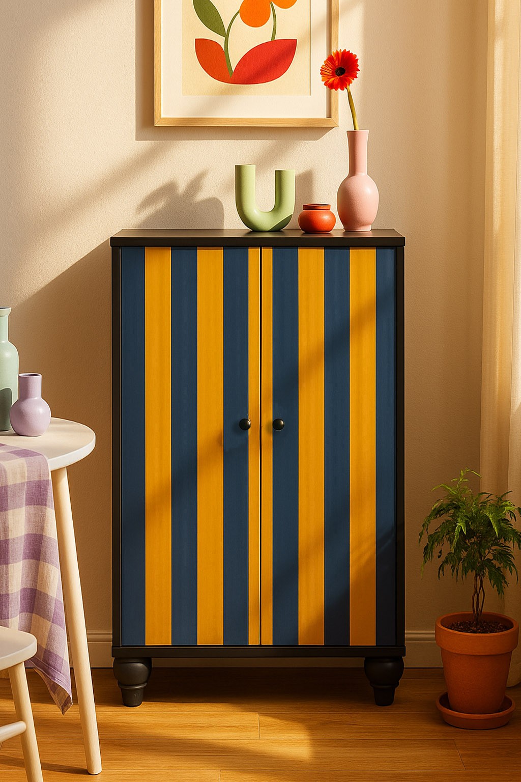 Buffet Marcus Jaune et Bleu