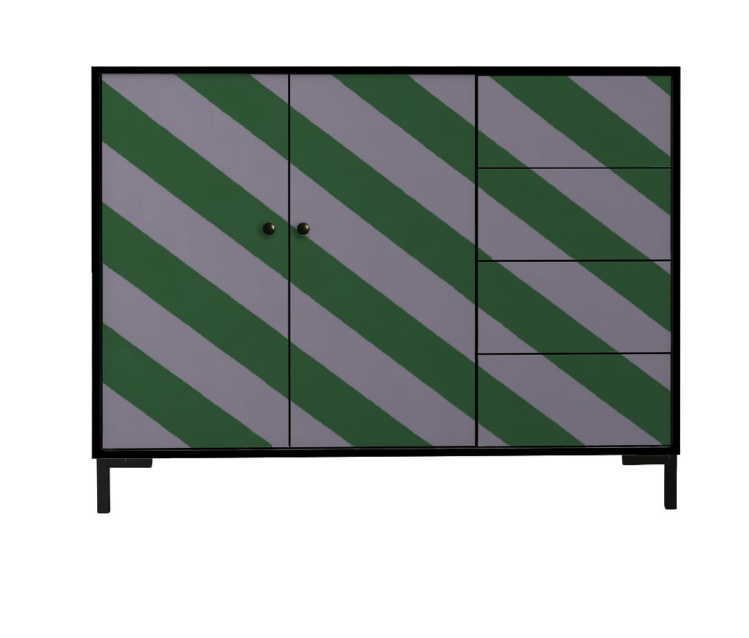 Comoda Wilma Diagonal Mood Green