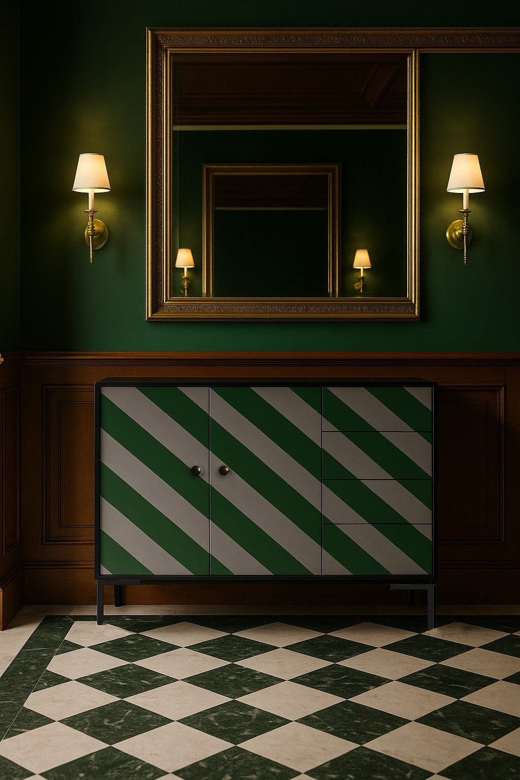 Comoda Wilma Diagonal Mood Green