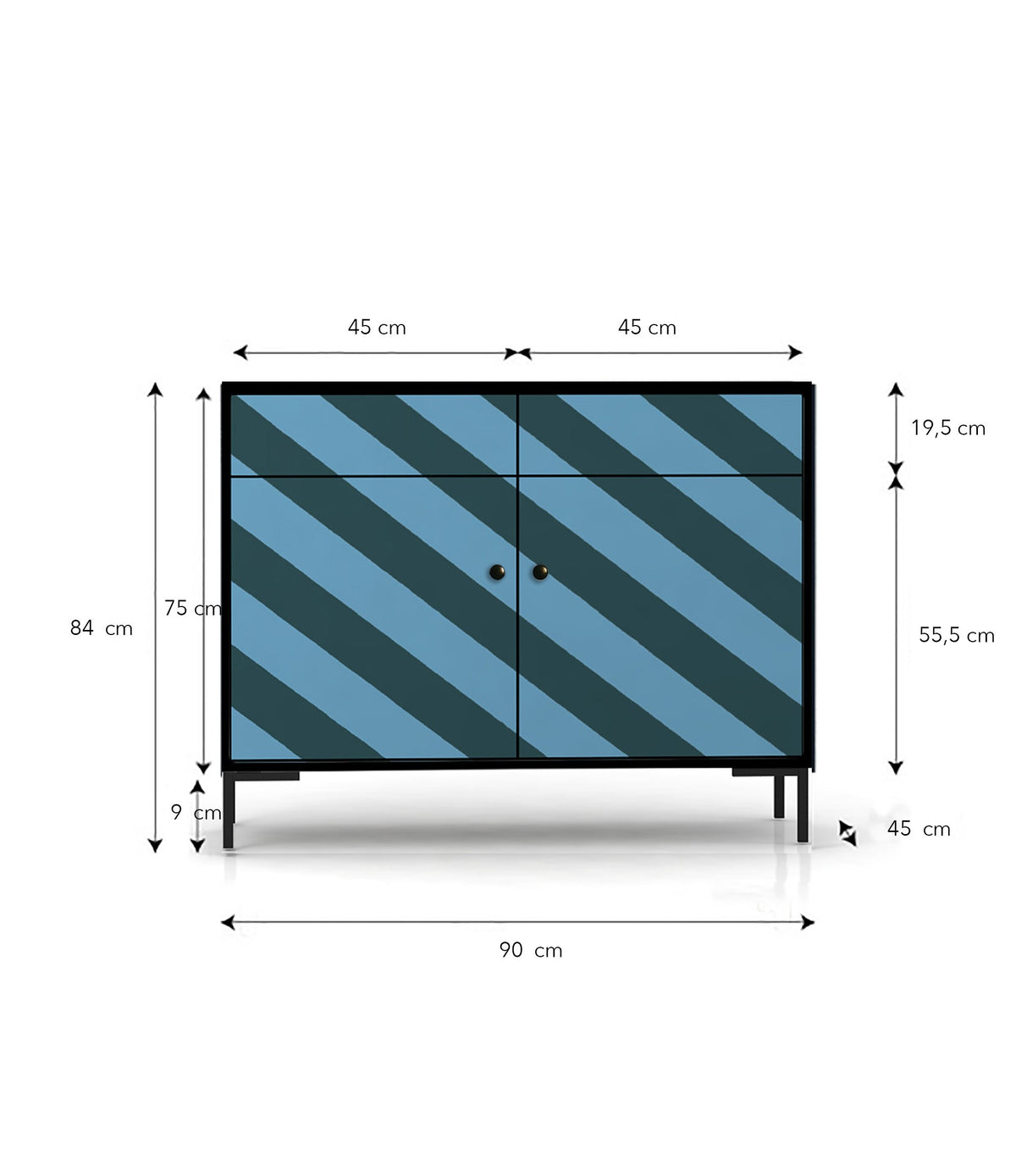 Comoda Alise Diagonal Mood Blue