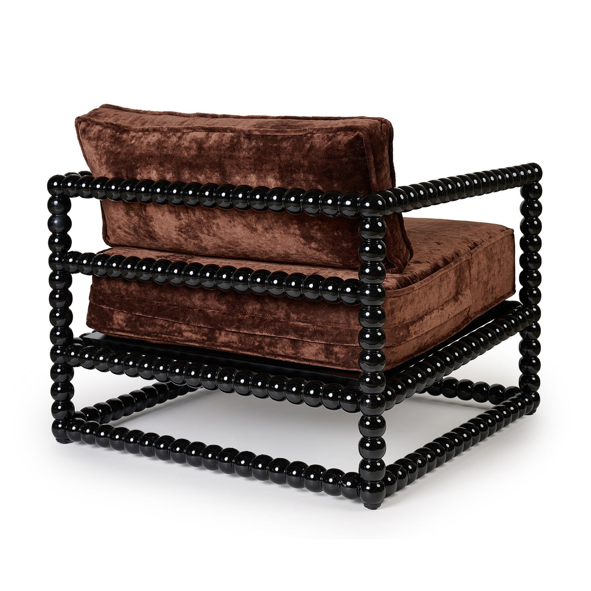 Sillón Buendía Terciopelo Marrón