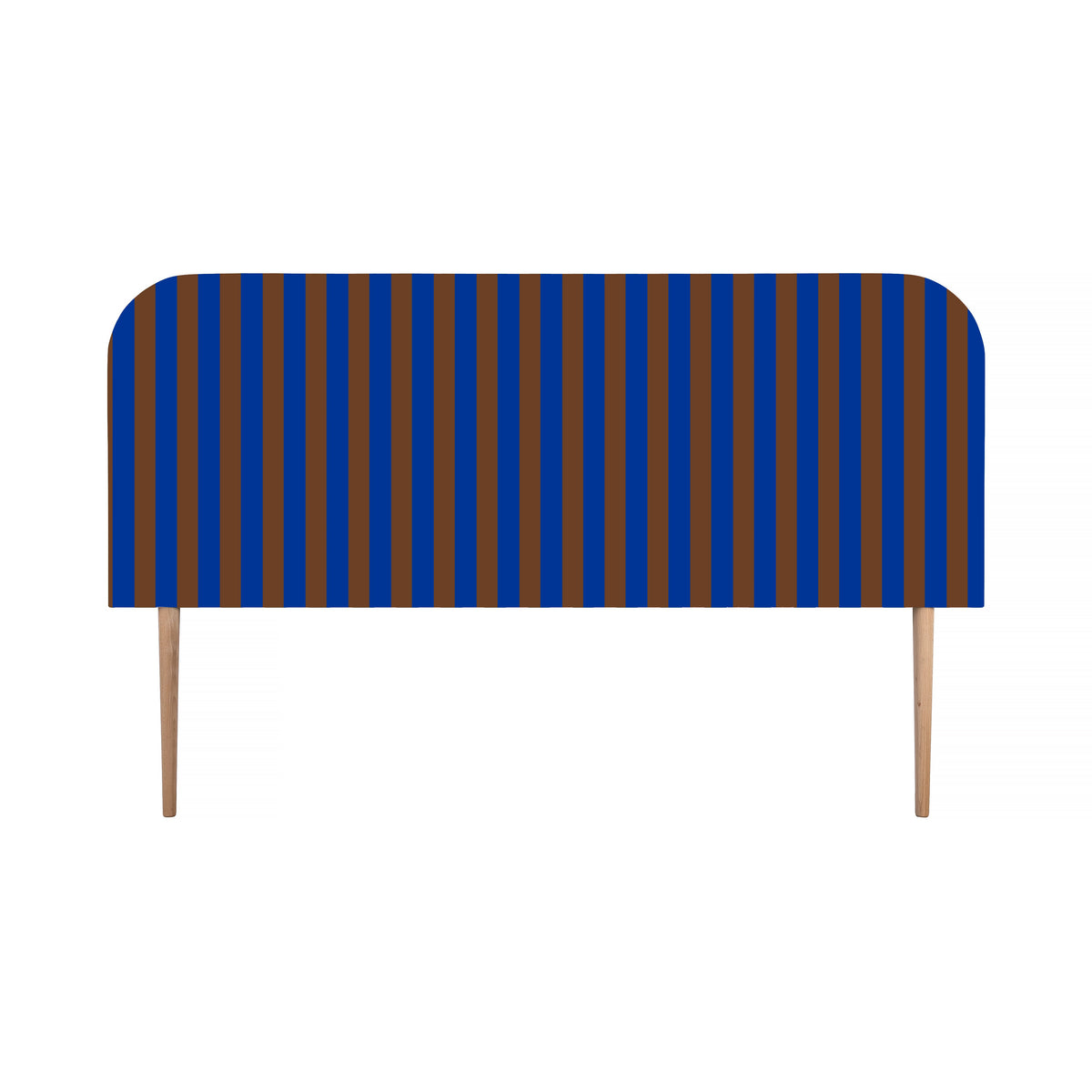 Cabecero Eddie Tapizado Terciopelo Cama 150cm  Blue- Tobacco