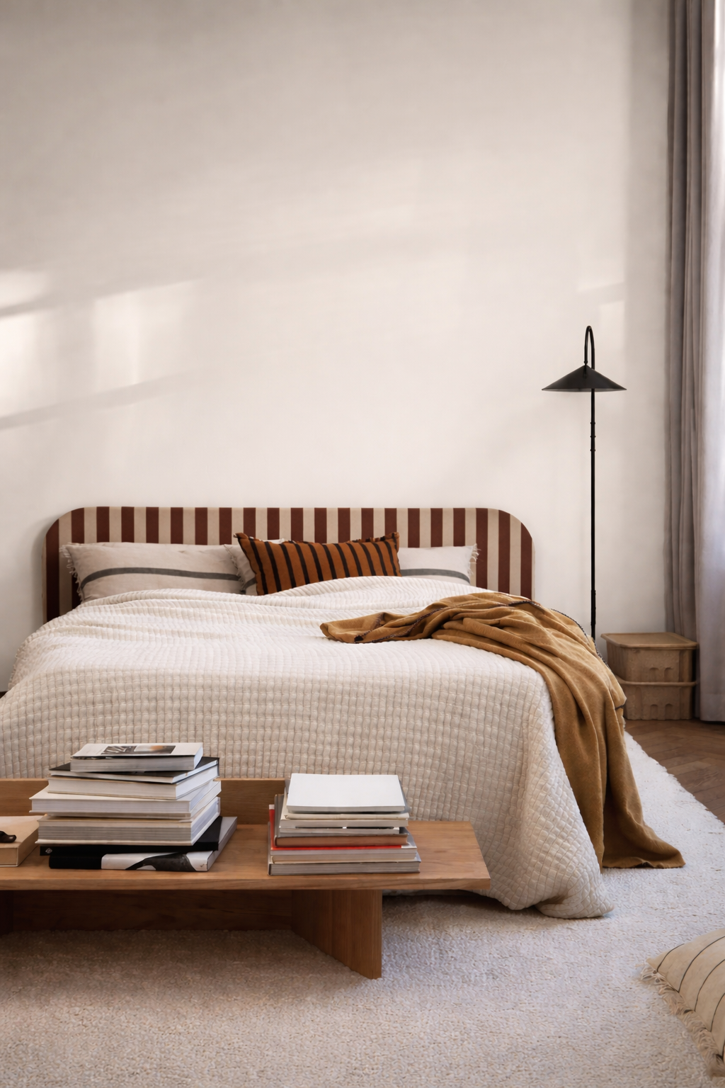 Cabecero Eddie Tapizado Terciopelo Cama 150cm Underwood