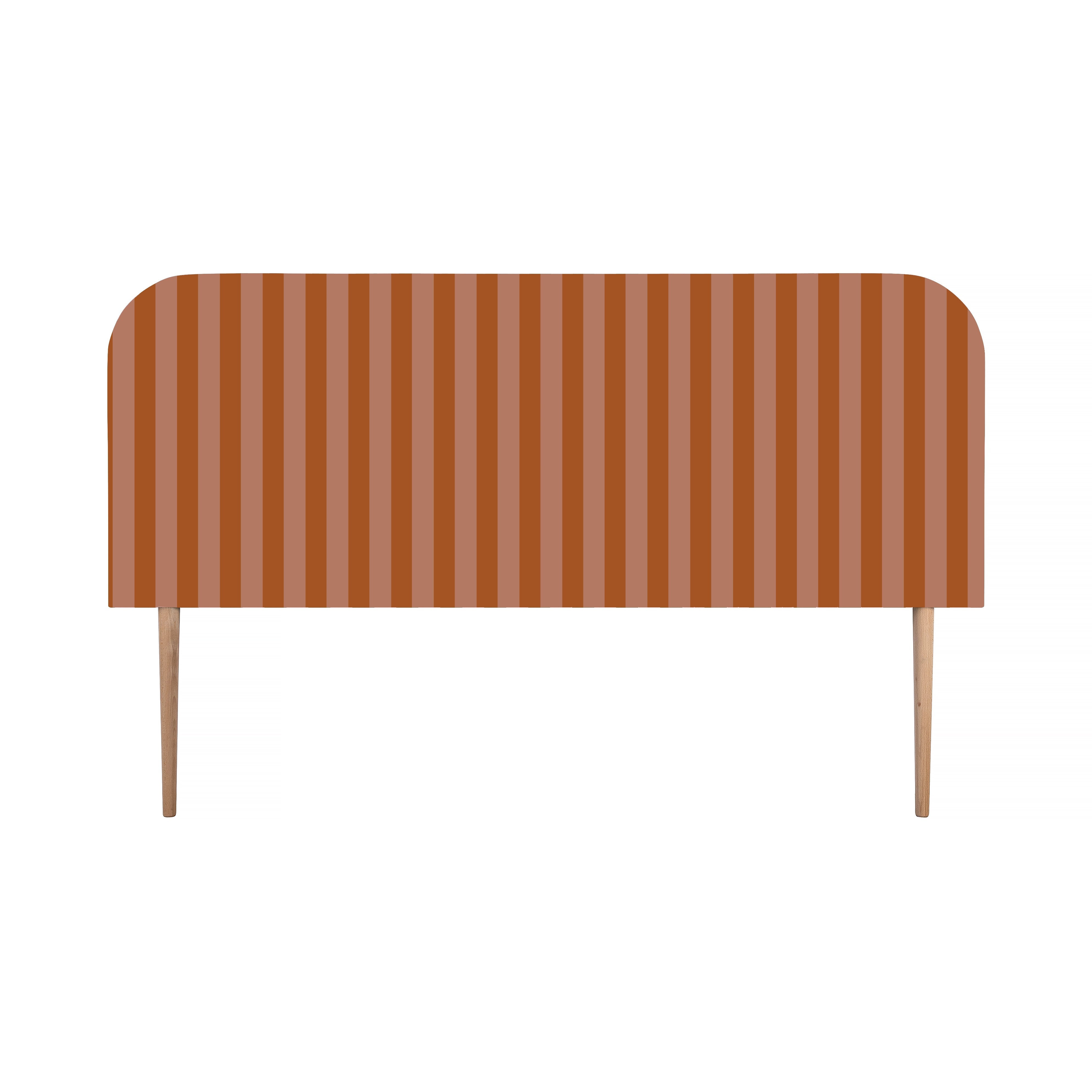 Cabecero Eddie Tapizado Terciopelo Cama 150cm Ginger-Mocha