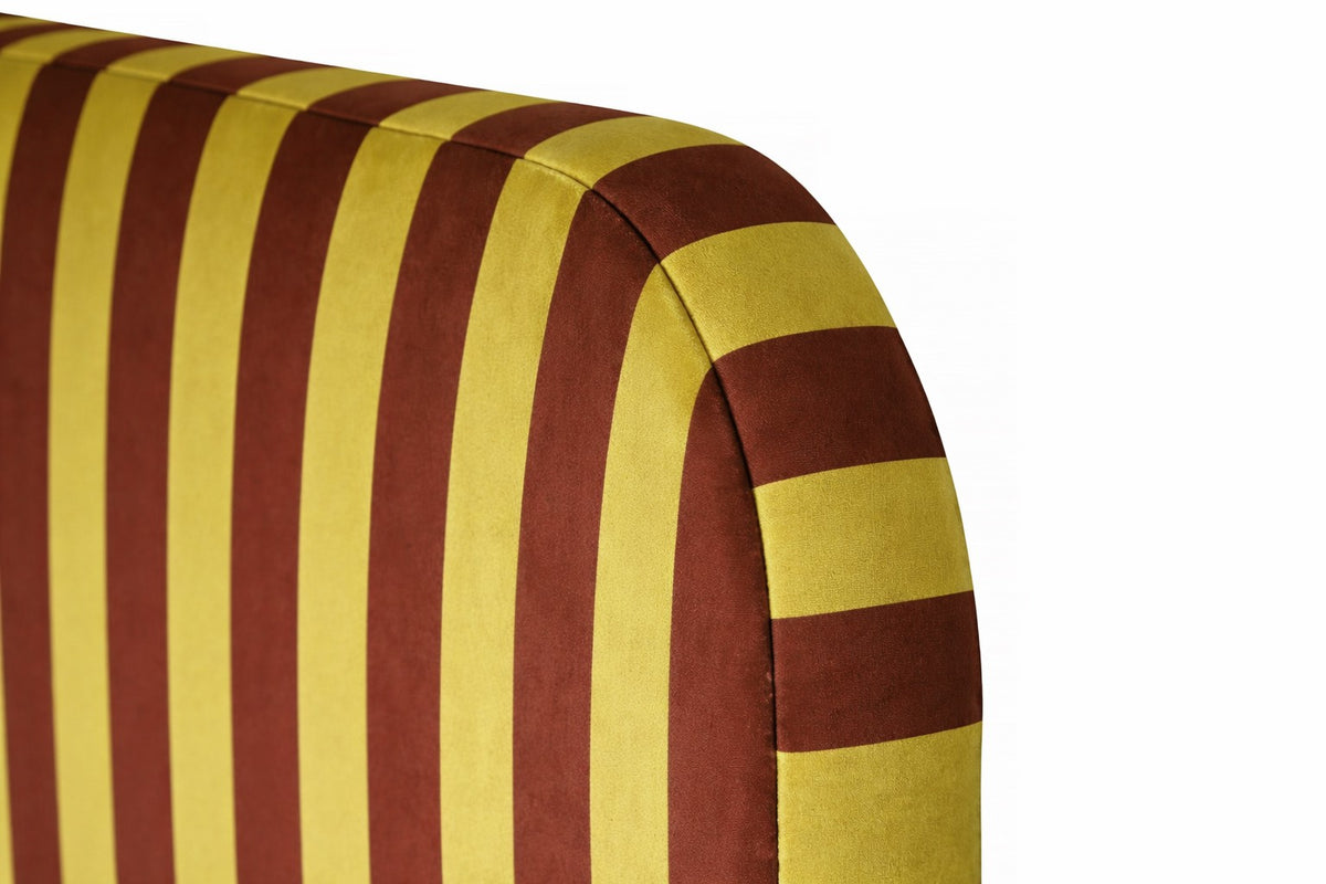 Cabecero Eddie Tapizado Terciopelo Cama 150cm  Safron-Wine