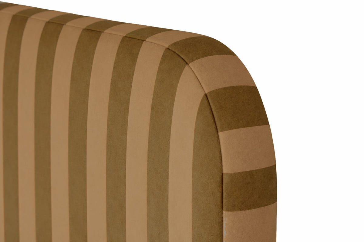 Cabecero Eddie Tapizado Terciopelo Cama 150cm  Gold-Toffee
