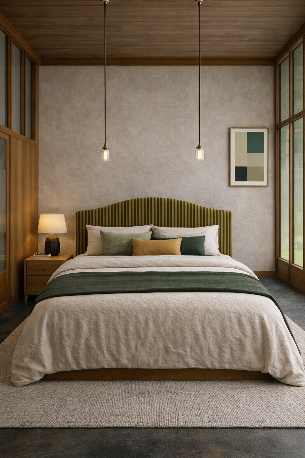 Cabecero Suzanne Tapizado Terciopelo Cama 150cm Pine-Wood