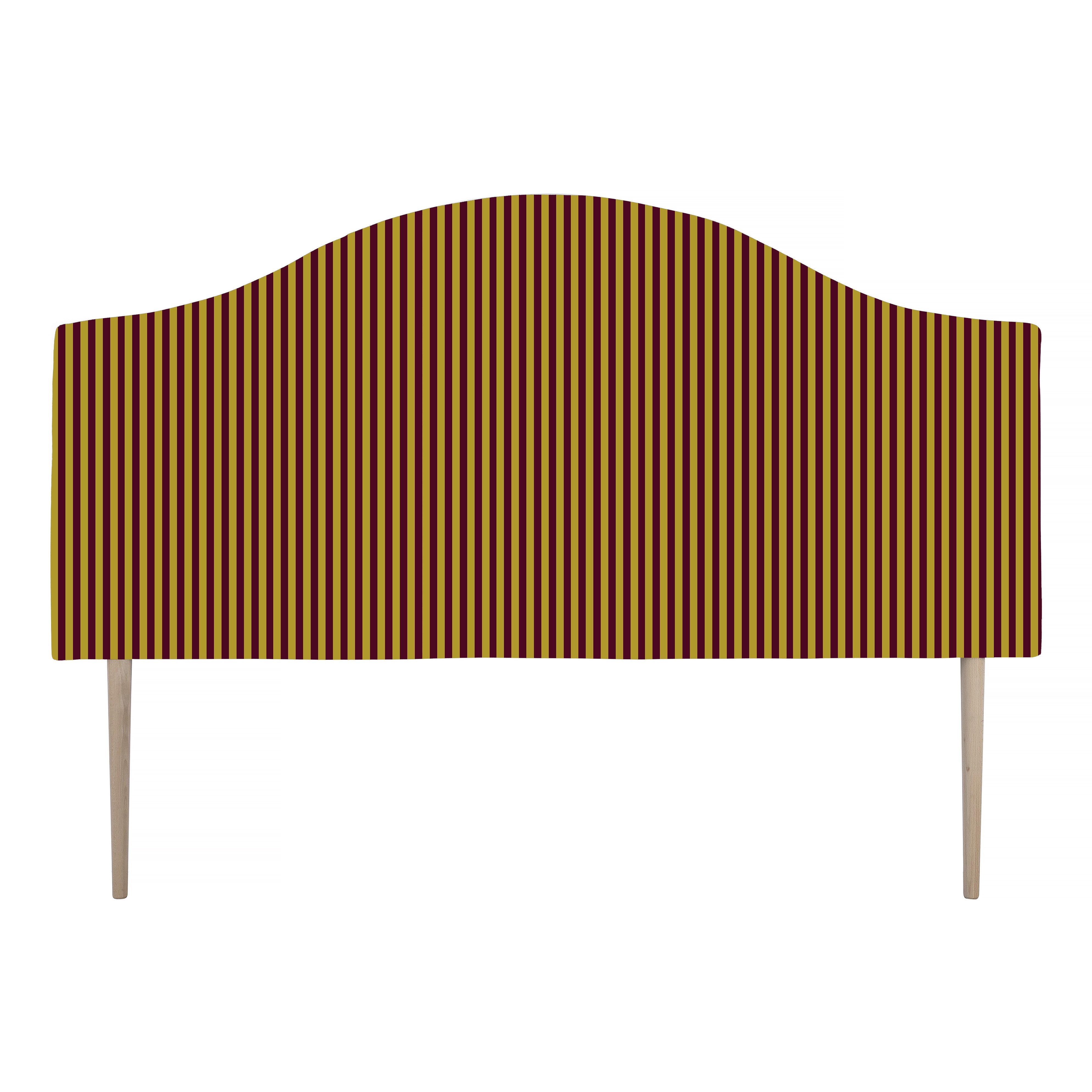 Cabecero Suzanne Tapizado Terciopelo Cama 150cm  Safron-Wine
