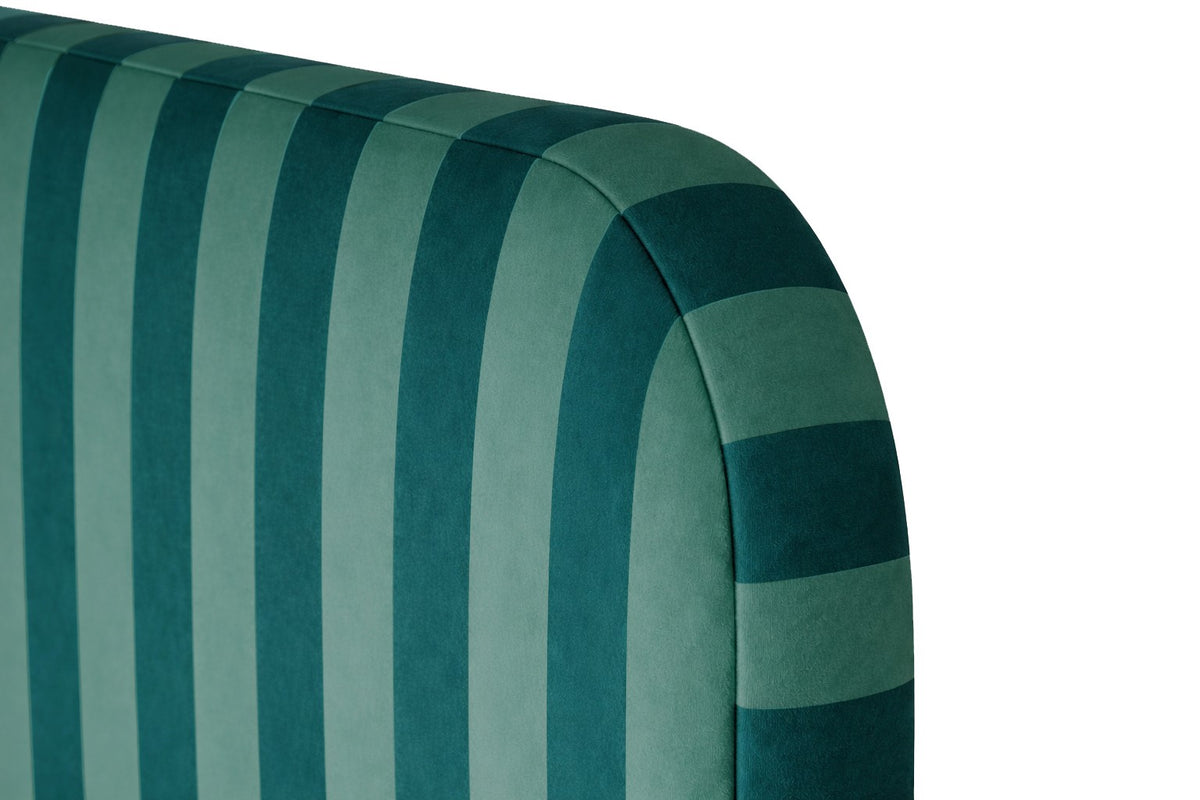 Cabecero Eddie Tapizado Terciopelo Cama 150cm  Deep-Ocean