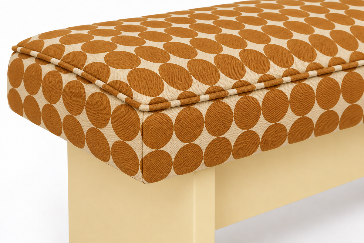 Banco Tapizado Scarlet XL Butter Dots SECOND-LIFE