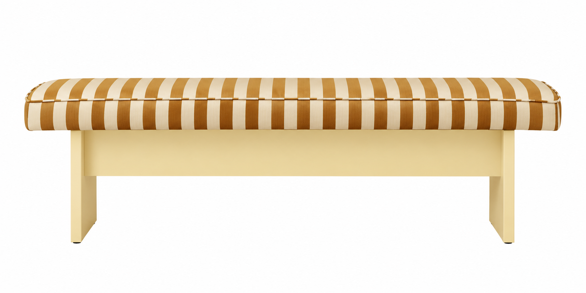 Banco Tapizado Scarlet XL Butter Stripes